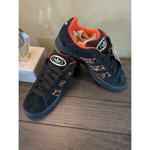 Adidas Campus 00s Cheetah Stripe Black Suede Sneakers Shoes 9.5 Women